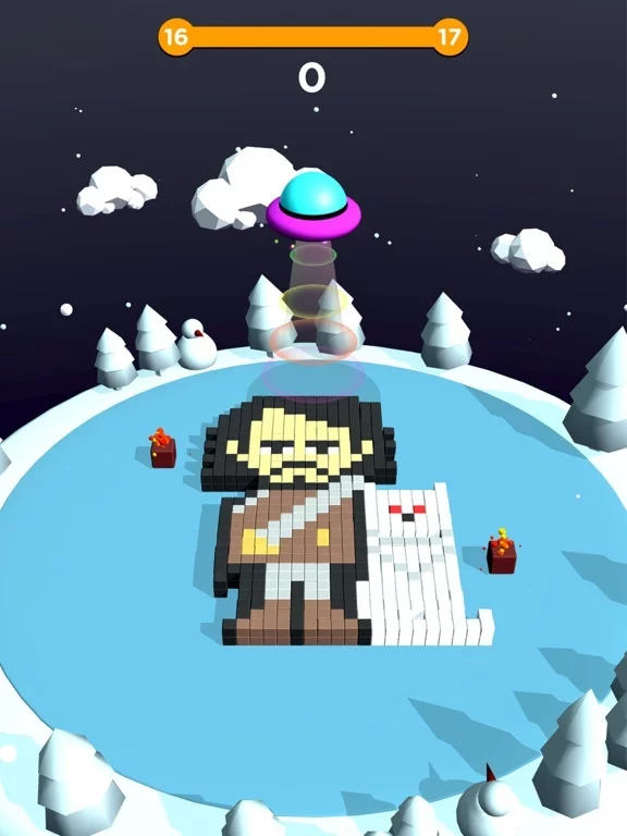 Изображение игры: Color Block Up