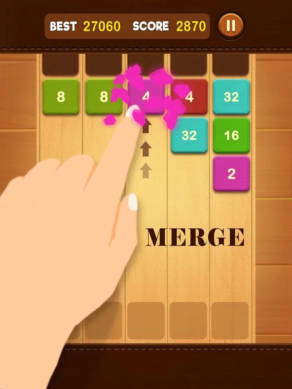 Изображение игры: Shoot 2048