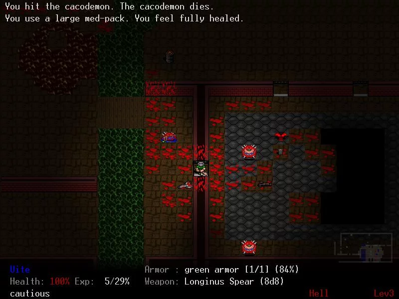 Изображение игры: Doom, the Roguelike