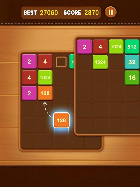 Изображение игры: Shoot 2048