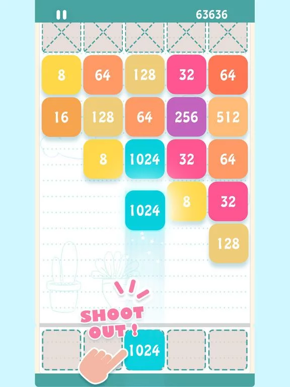 Изображение игры: Shoot 2048