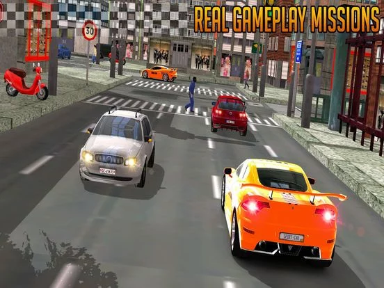 Изображение игры: Real Crazy taxi driver 3D simulator free 2016: Drive sports cab in modern city