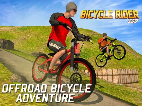 Изображение игры: Offroad bicycle rider - uphill mountain BMX rider