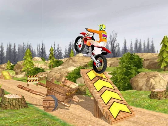 Изображение игры: Offroad Stunt Bike rider 2018