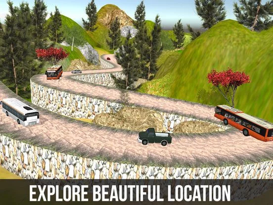 Изображение игры: Extreme Off Road Bus Driver 3d Simulator 2017