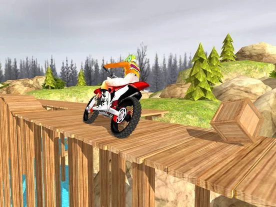 Изображение игры: Offroad Stunt Bike rider 2018