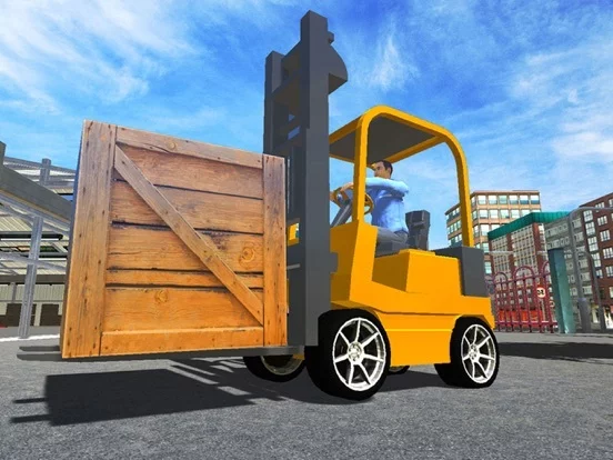 Изображение игры: Extreme Forklifter driving 3D simulator