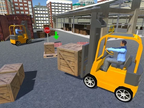 Изображение игры: Extreme Forklifter driving 3D simulator