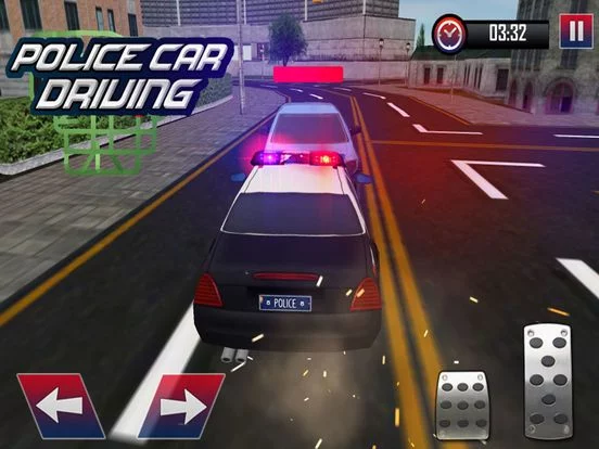 Изображение игры: Furious Police Criminal chase - Police car driving