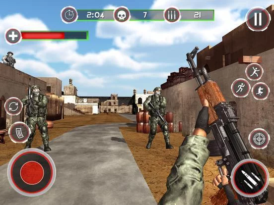 Изображение игры: First war of gun shooting 2018