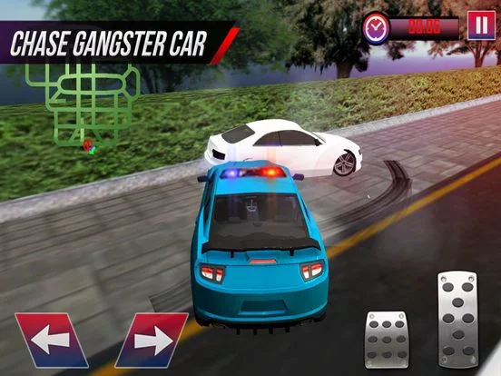 Изображение игры: Furious Police Criminal chase - Police car driving