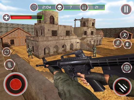 Изображение игры: First war of gun shooting 2018