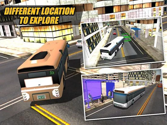 Изображение игры: Real Modern city Bus driving simulator 3d 2016 - transport passengers through real city traffic