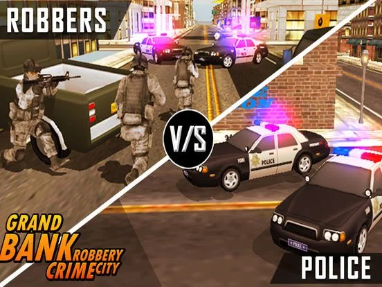 Изображение игры: Bank Robbery - crime city police shooting 3D free
