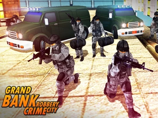 Изображение игры: Bank Robbery - crime city police shooting 3D free