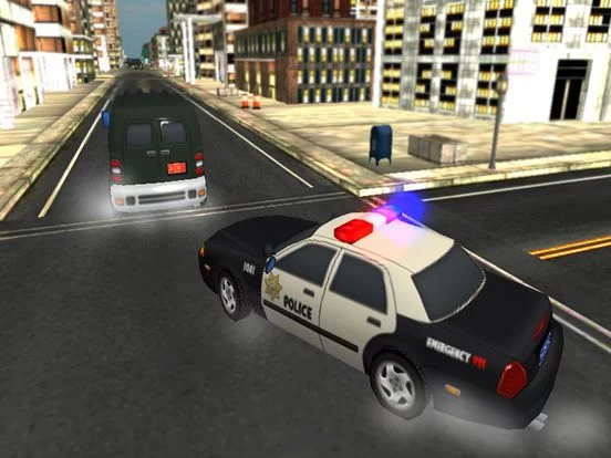 Изображение игры: Police chase Car driving 3D simulator free