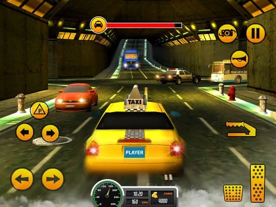 Изображение игры: Taxi Driver 3D-Extreme Taxi driving & parking game