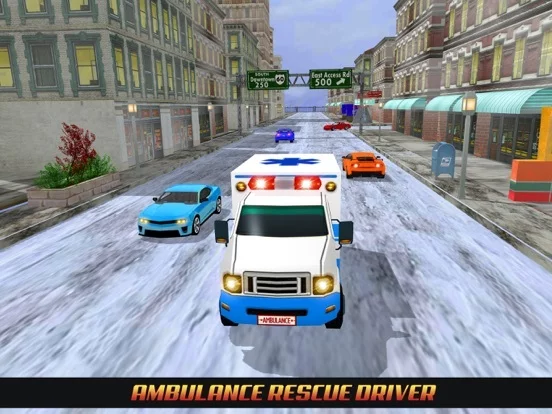Изображение игры: Ambulance Duty Simulator 2017-Rescue Driving 3D