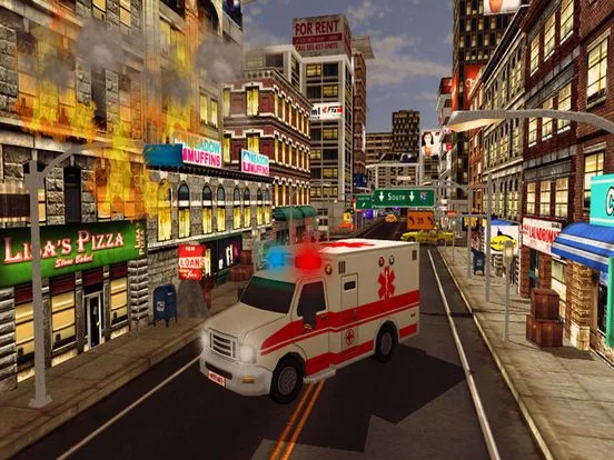Изображение игры: Ambulance Simulator 2017 - 911 rescue driving 3D