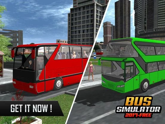 Изображение игры: bus simulator 2017 - city coach bus driving 3d