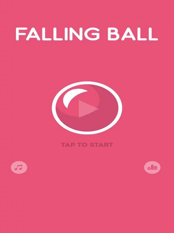 Изображение игры: Falling Sky Ball
