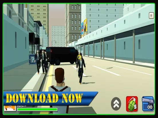 Изображение игры: Russian Real Gangster Crime War Shooting Free