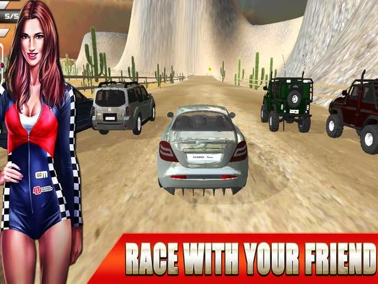Изображение игры: Super Car Racing Nitro Online Edition Free