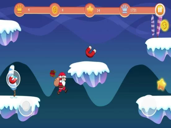 Изображение игры: Santa ! Don't Stop Running