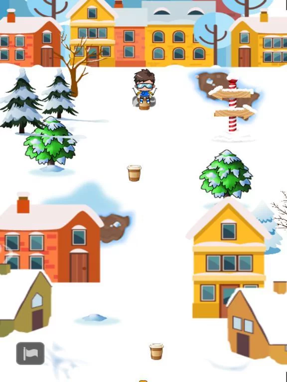Изображение игры: SnowBall Downhill