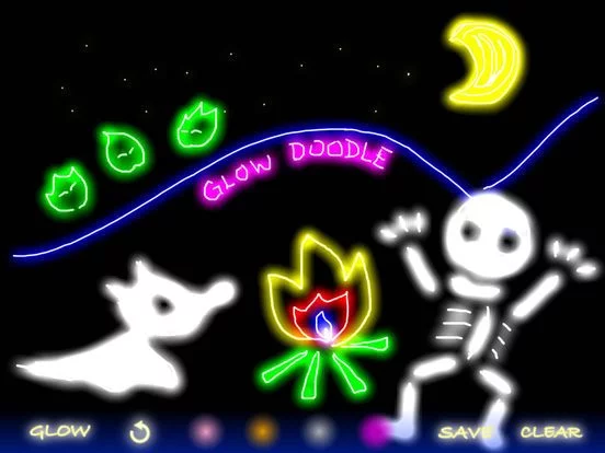 Изображение игры: Glow Doodle