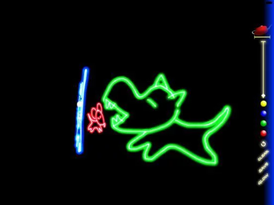 Изображение игры: 3D Glow Doodle iP3 for iPad