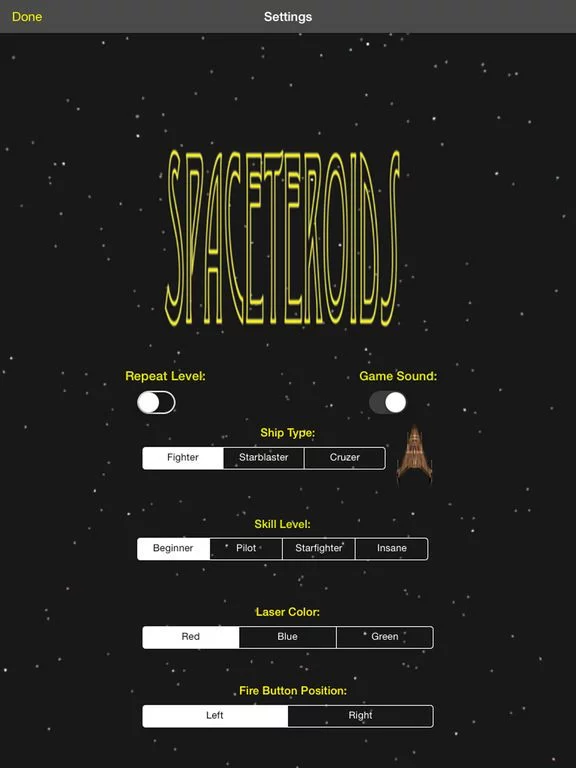Изображение игры: Spaceteroids