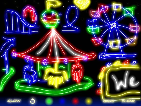 Изображение игры: Glow Doodle