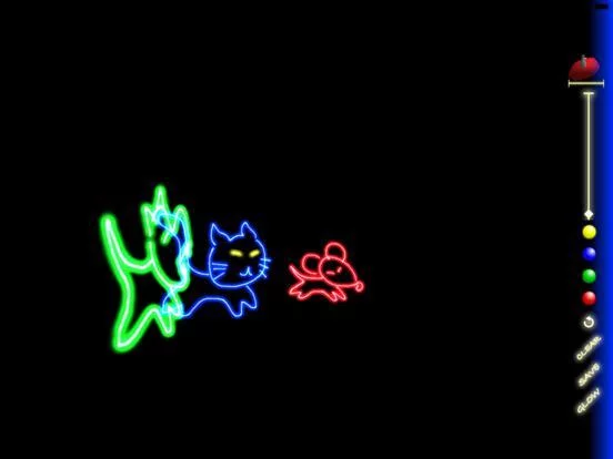 Изображение игры: 3D Glow Doodle iP3 for iPad