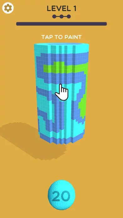 Изображение игры: Cube Paint 3D