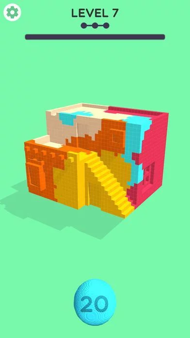 Изображение игры: Cube Paint 3D