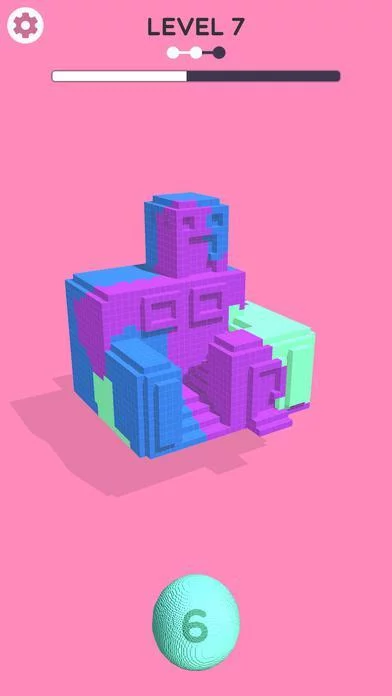 Изображение игры: Cube Paint 3D