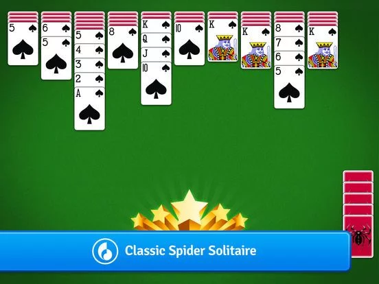 Изображение игры: Spider Solitaire by MobilityWare