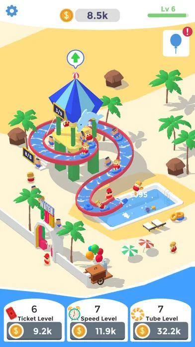 Изображение игры: Idle Aquapark