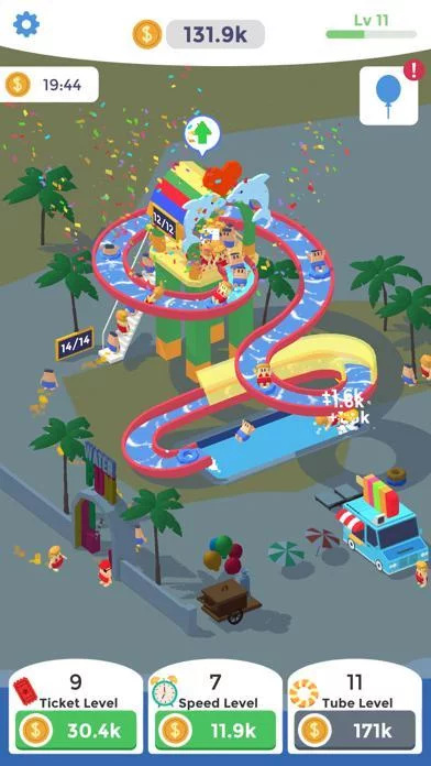 Изображение игры: Idle Aquapark