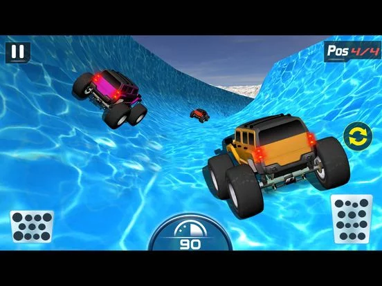 Изображение игры: Water Slide Monster Truck driving