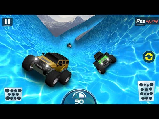 Изображение игры: Water Slide Monster Truck driving