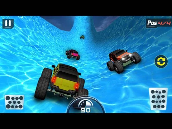 Изображение игры: Water Slide Monster Truck driving