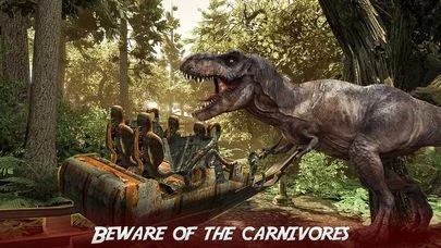 Изображение игры: Real Dinosaur Roller Coaster:VR Jurassic Tour