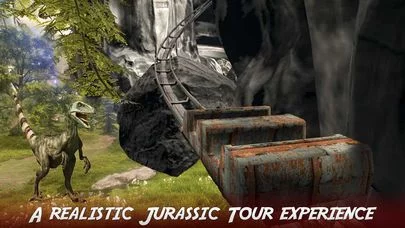 Изображение игры: Real Dinosaur Roller Coaster:VR Jurassic Tour