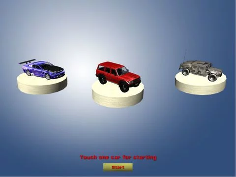 Изображение игры: Car Race Winter