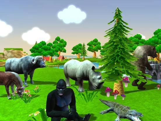 Изображение игры: Wild Animal Zoo Simulator Pro