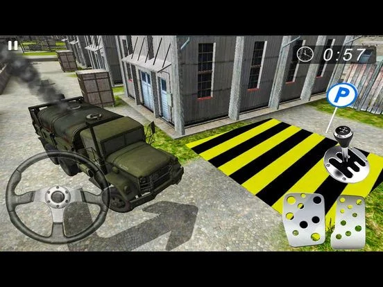 Изображение игры: Army Base Camp Parking