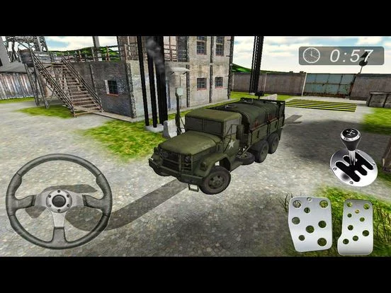 Изображение игры: Army Base Camp Parking