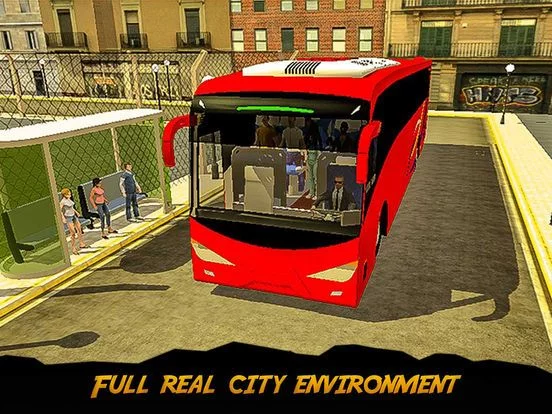 Изображение игры: City Bus Simulation: Pick & Drop Realistic Drive